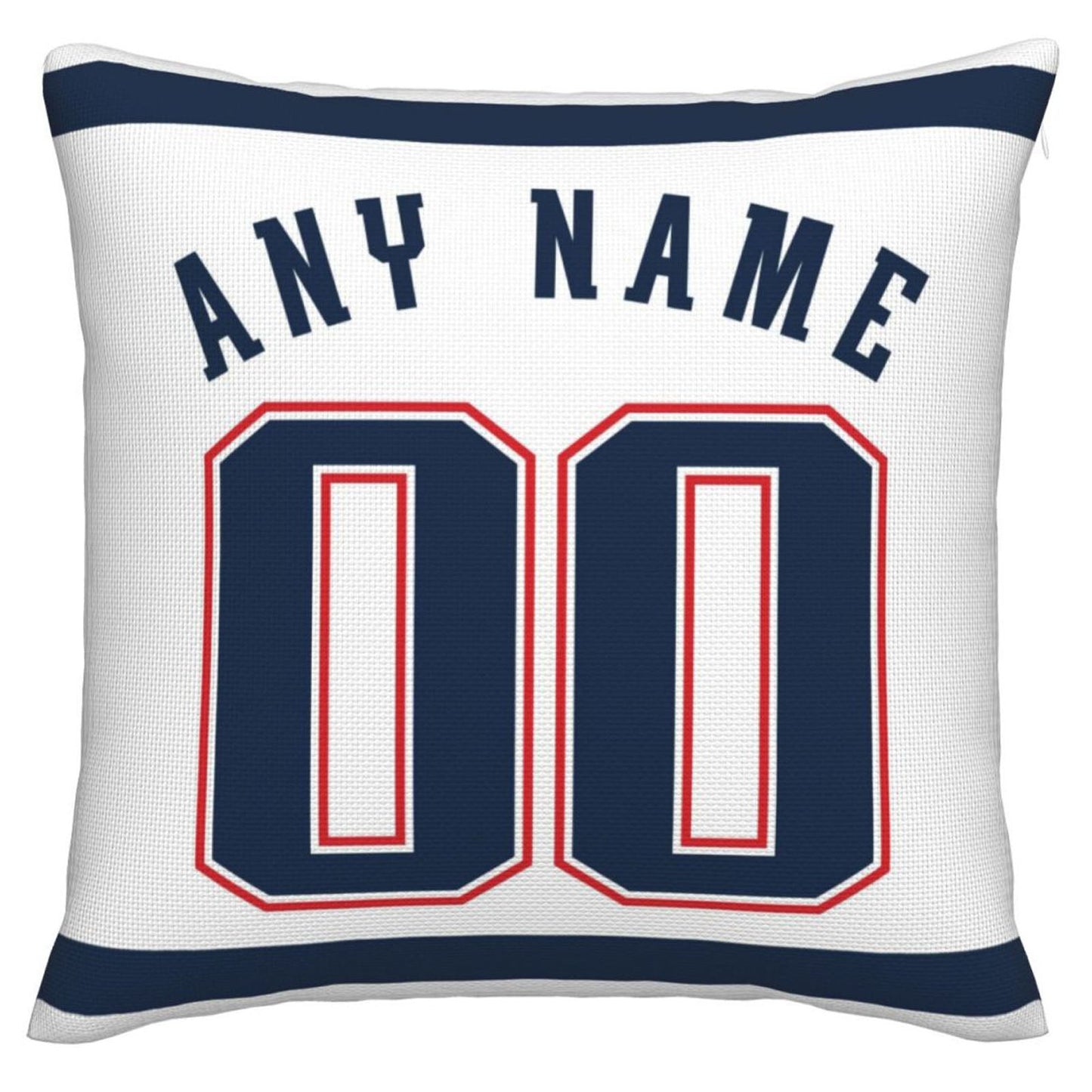 Custom NE.Patriots Pillow Decorative Throw Pillow Case - Print Personalized Football Team Fans Name & Number Birthday Gift Football Pillows