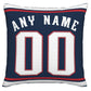 Custom NE.Patriots Pillow Decorative Throw Pillow Case - Print Personalized Football Team Fans Name & Number Birthday Gift Football Pillows