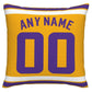 Custom MN.Vikings Pillow Decorative Throw Pillow Case - Print Personalized Football Team Fans Name & Number Birthday Gift Football Pillows
