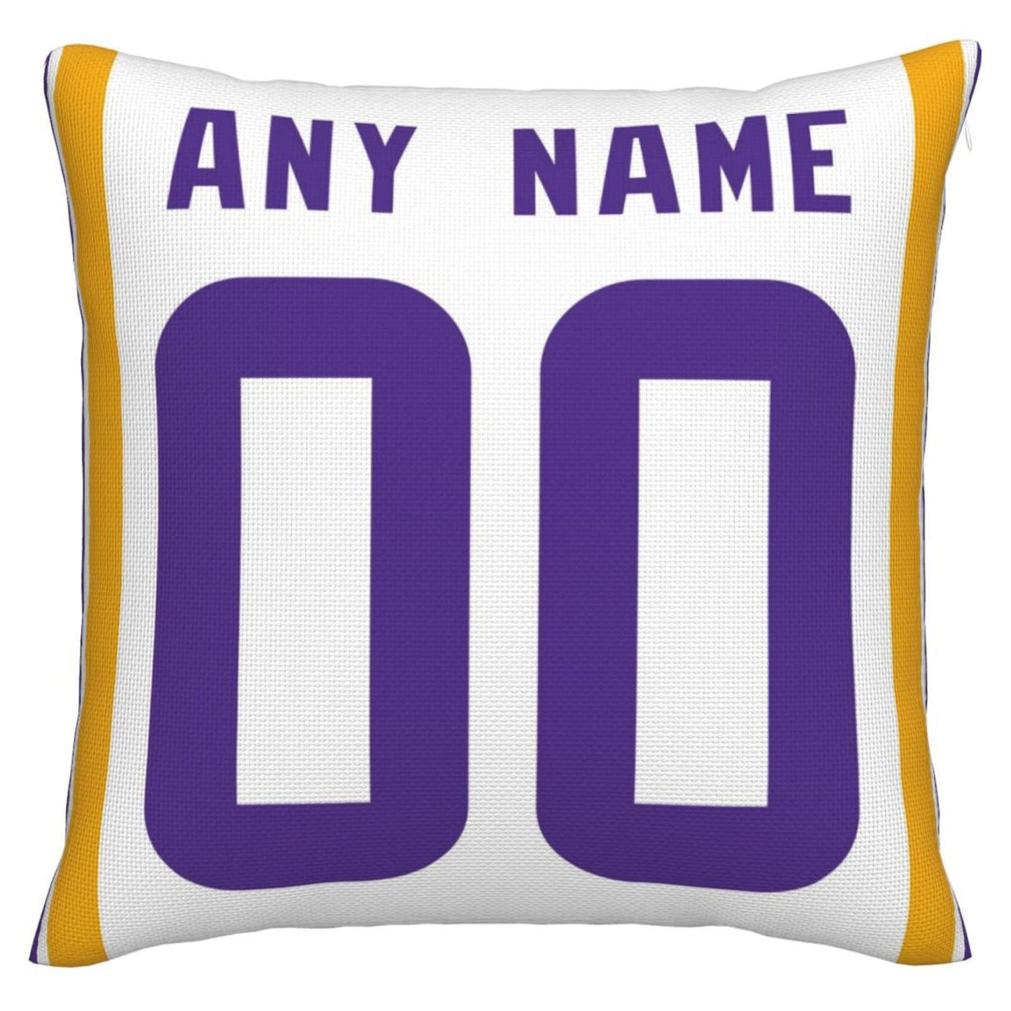 Custom MN.Vikings Pillow Decorative Throw Pillow Case - Print Personalized Football Team Fans Name & Number Birthday Gift Football Pillows