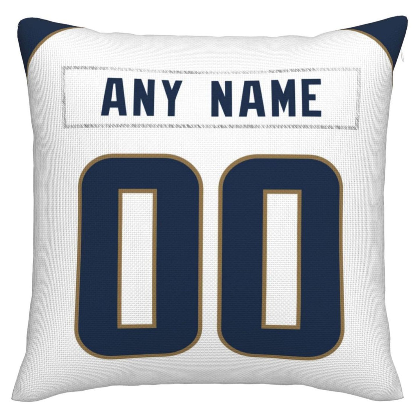 Custom LA.Rams Pillow Decorative Throw Pillow Case - Print Personalized Football Team Fans Name & Number Birthday Gift Football Pillows