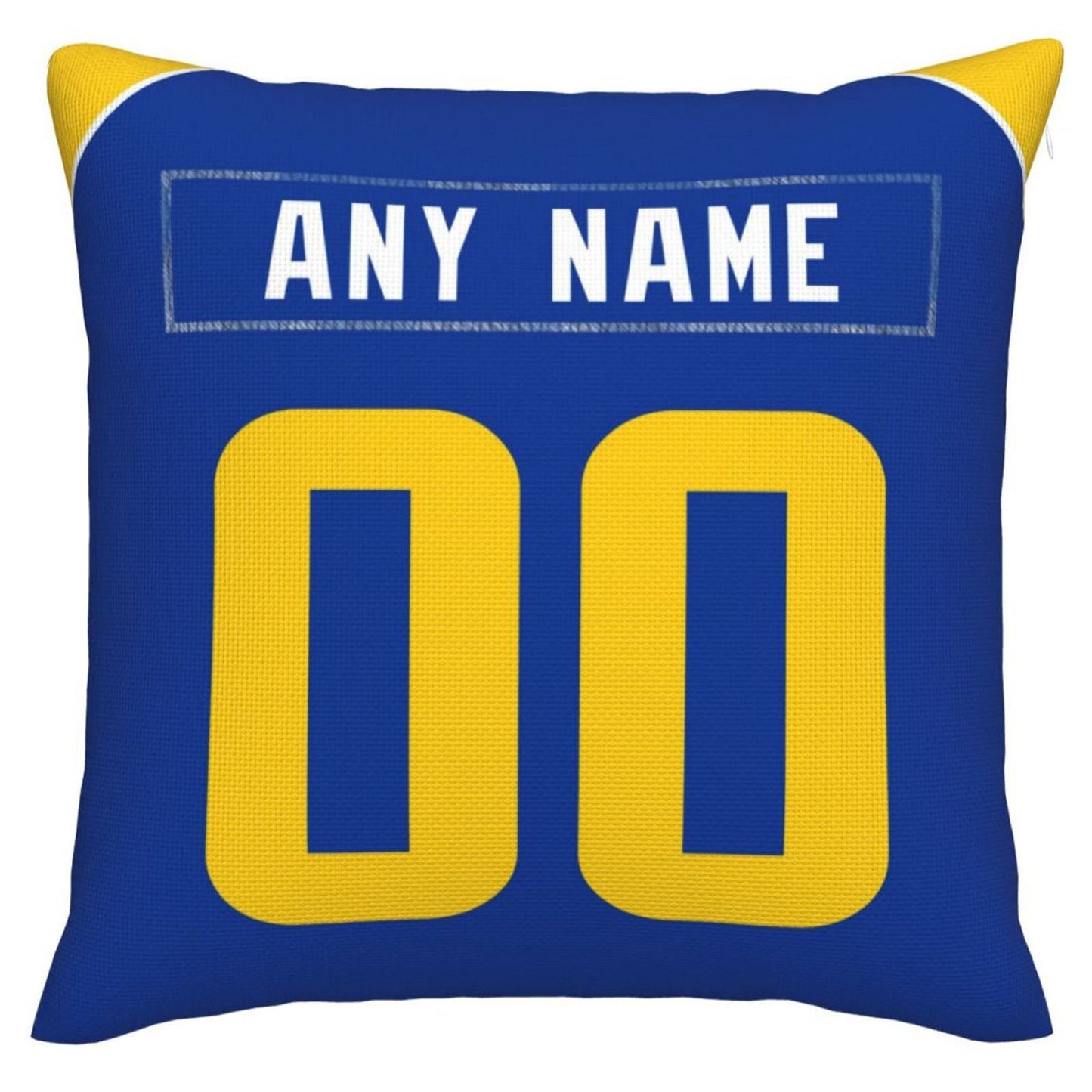 Custom LA.Rams Pillow Decorative Throw Pillow Case - Print Personalized Football Team Fans Name & Number Birthday Gift Football Pillows