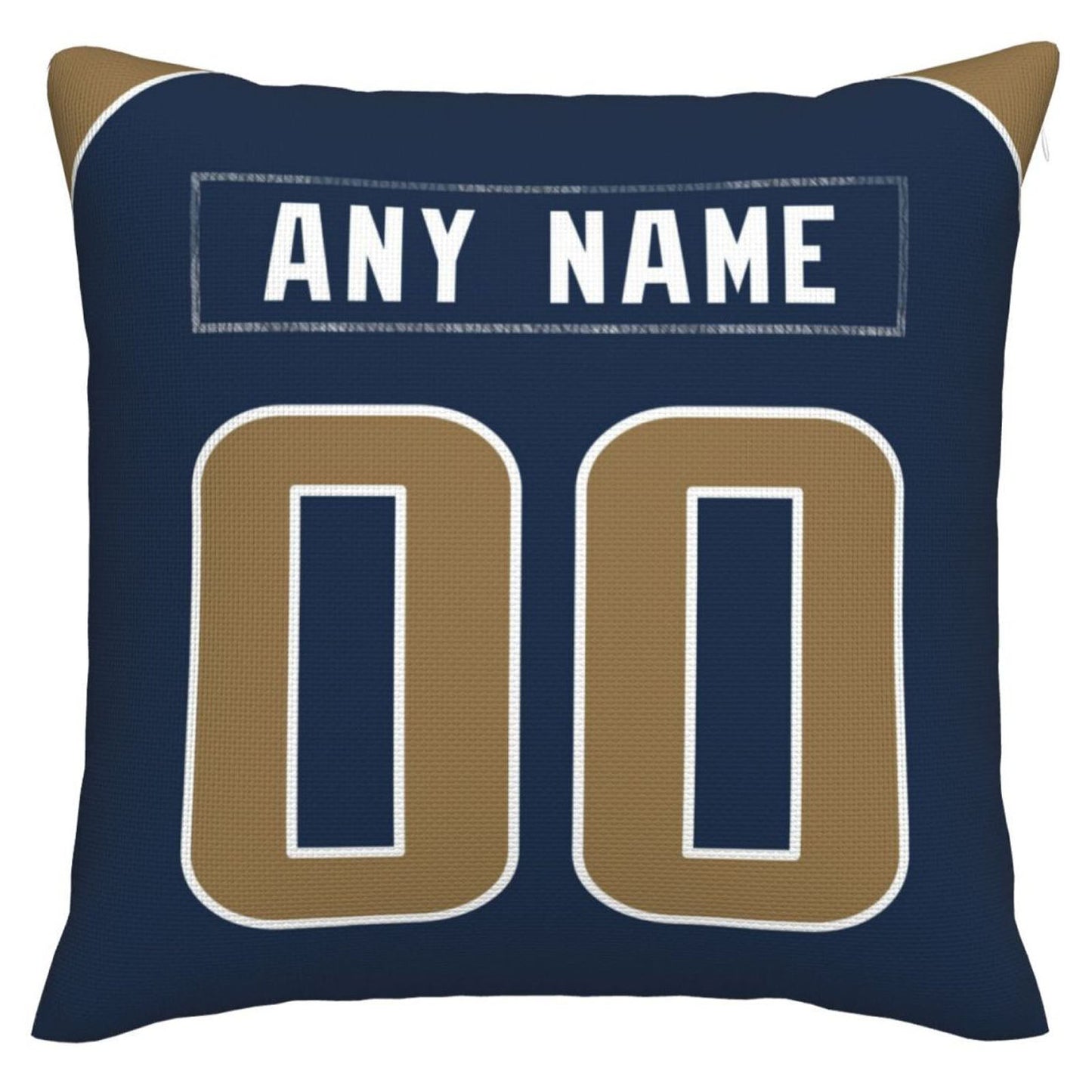 Custom LA.Rams Pillow Decorative Throw Pillow Case - Print Personalized Football Team Fans Name & Number Birthday Gift Football Pillows