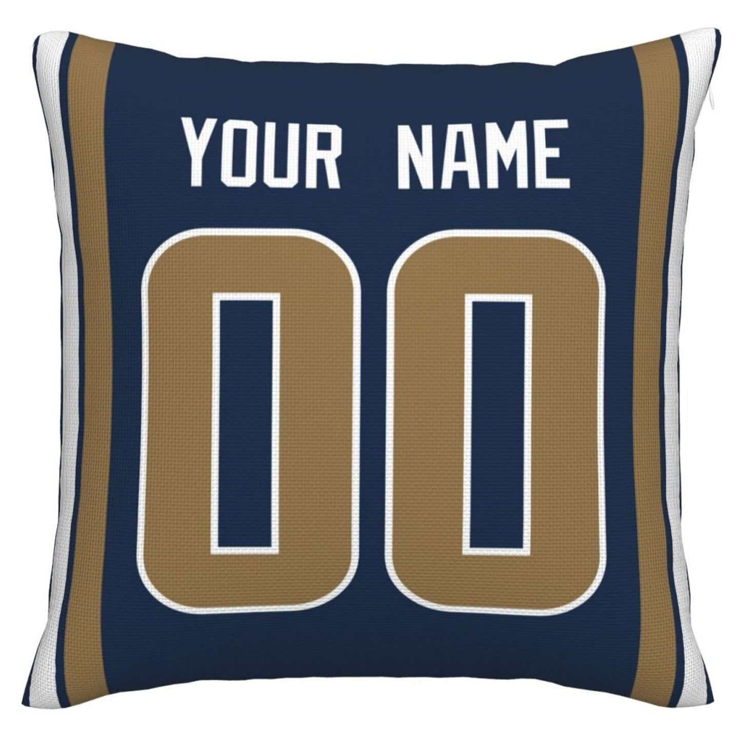 Custom LA.Rams Pillow Decorative Throw Pillow Case - Print Personalized Football Team Fans Name & Number Birthday Gift Football Pillows