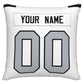 Custom LV.Raiders Pillow Decorative Throw Pillow Case - Print Personalized Football Team Fans Name & Number Birthday Gift Football Pillows