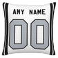 Custom LV.Raiders Pillow Decorative Throw Pillow Case - Print Personalized Football Team Fans Name & Number Birthday Gift Football Pillows