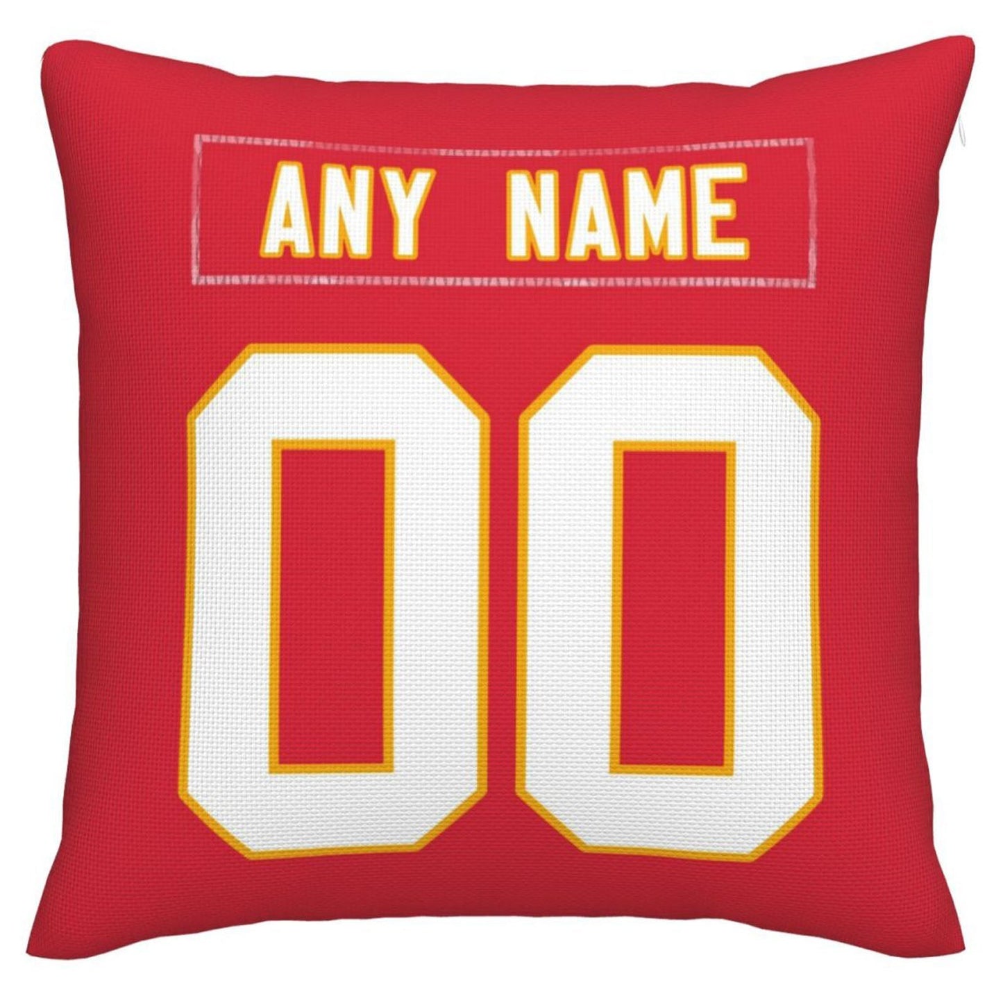 Custom KC.Chiefs Pillow Decorative Throw Pillow Case - Print Personalized Football Team Fans Name & Number Birthday Gift Football Pillows