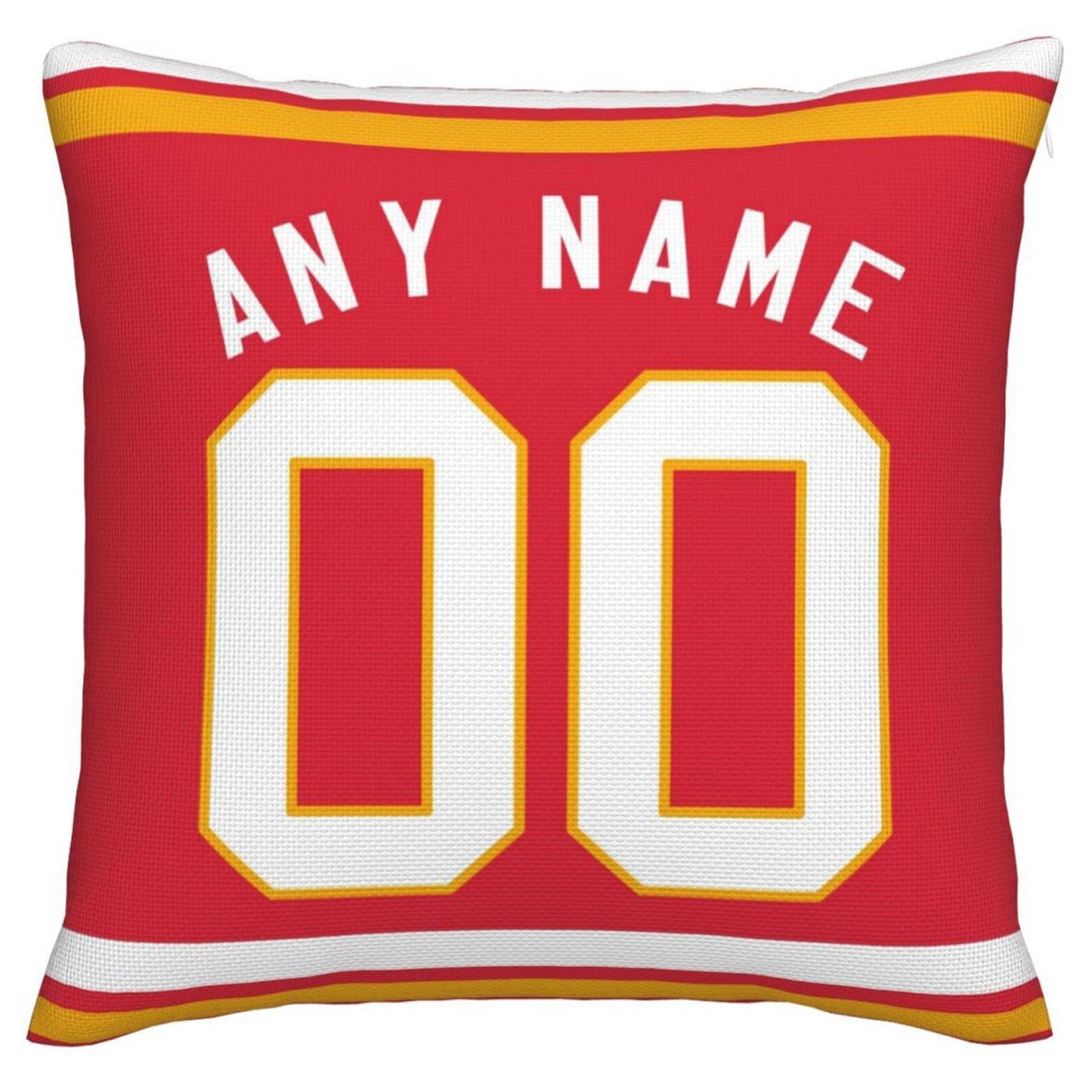 Custom KC.Chiefs Pillow Decorative Throw Pillow Case - Print Personalized Football Team Fans Name & Number Birthday Gift Football Pillows