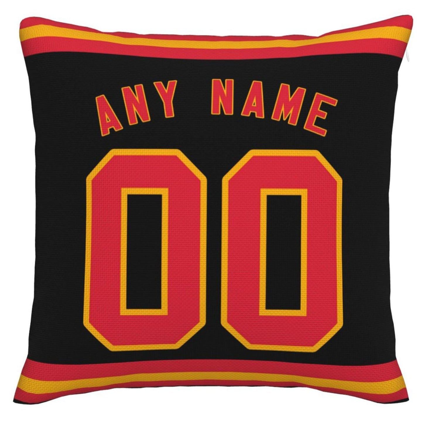 Custom KC.Chiefs Pillow Decorative Throw Pillow Case - Print Personalized Football Team Fans Name & Number Birthday Gift Football Pillows