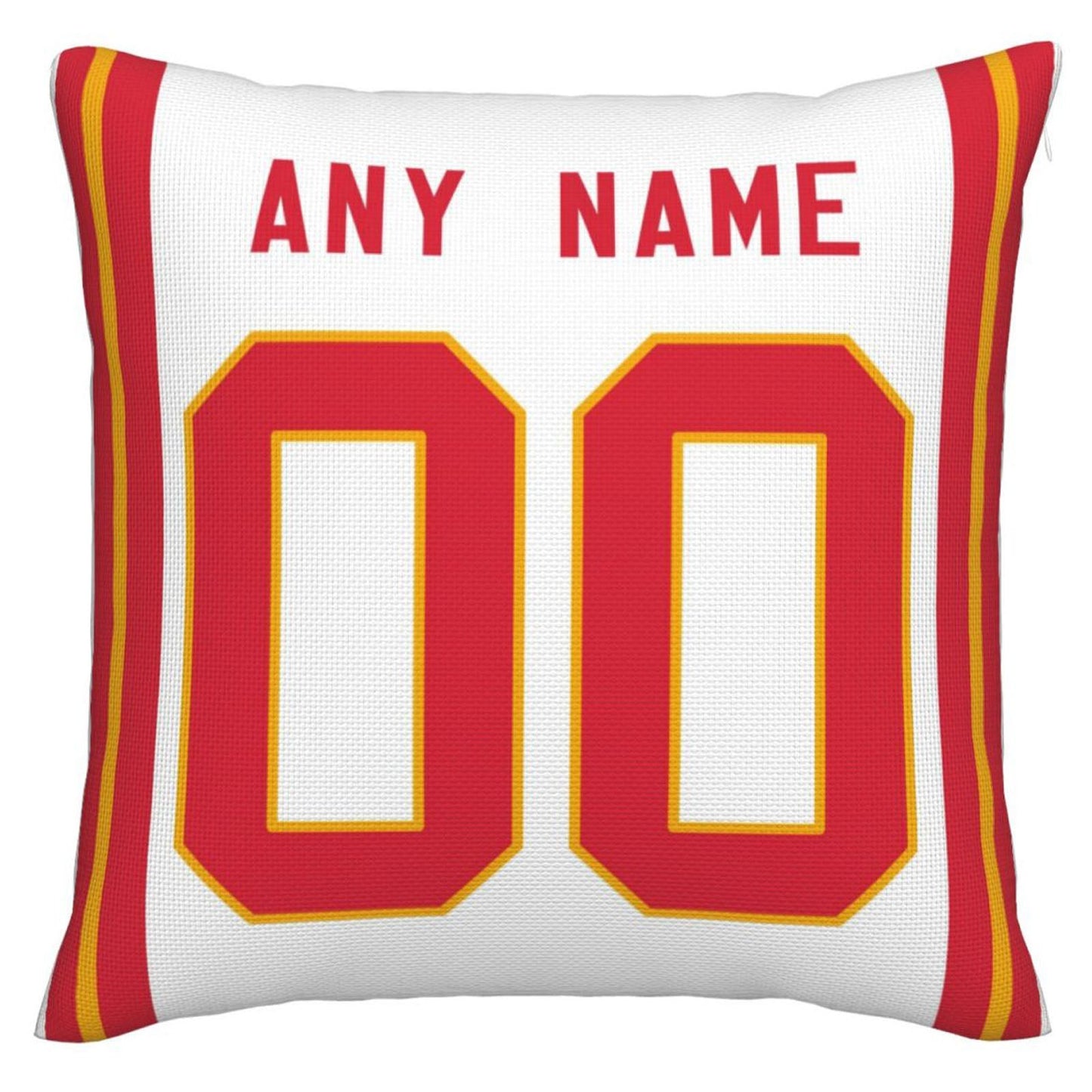 Custom KC.Chiefs Pillow Decorative Throw Pillow Case - Print Personalized Football Team Fans Name & Number Birthday Gift Football Pillows