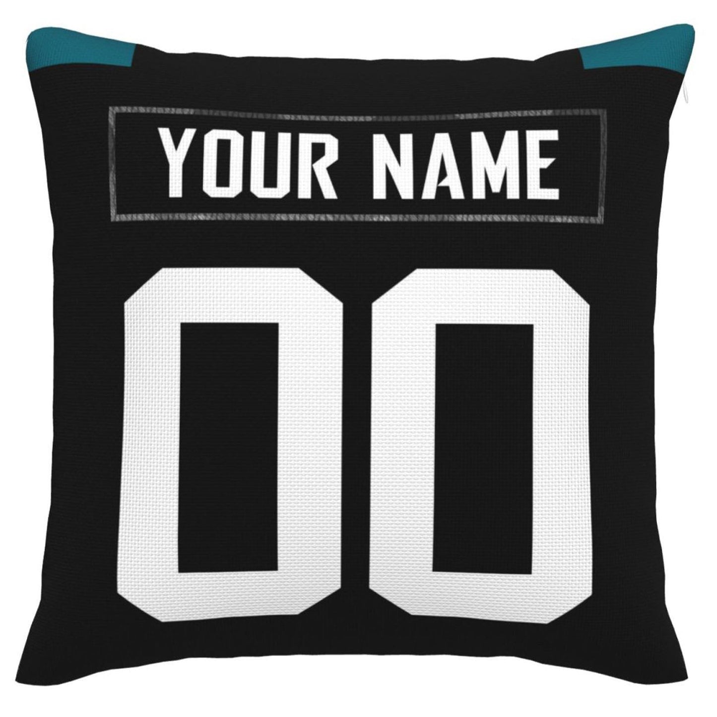 Custom J.Jaguars Pillow Decorative Throw Pillow Case - Print Personalized Football Team Fans Name & Number Birthday Gift Football Pillows