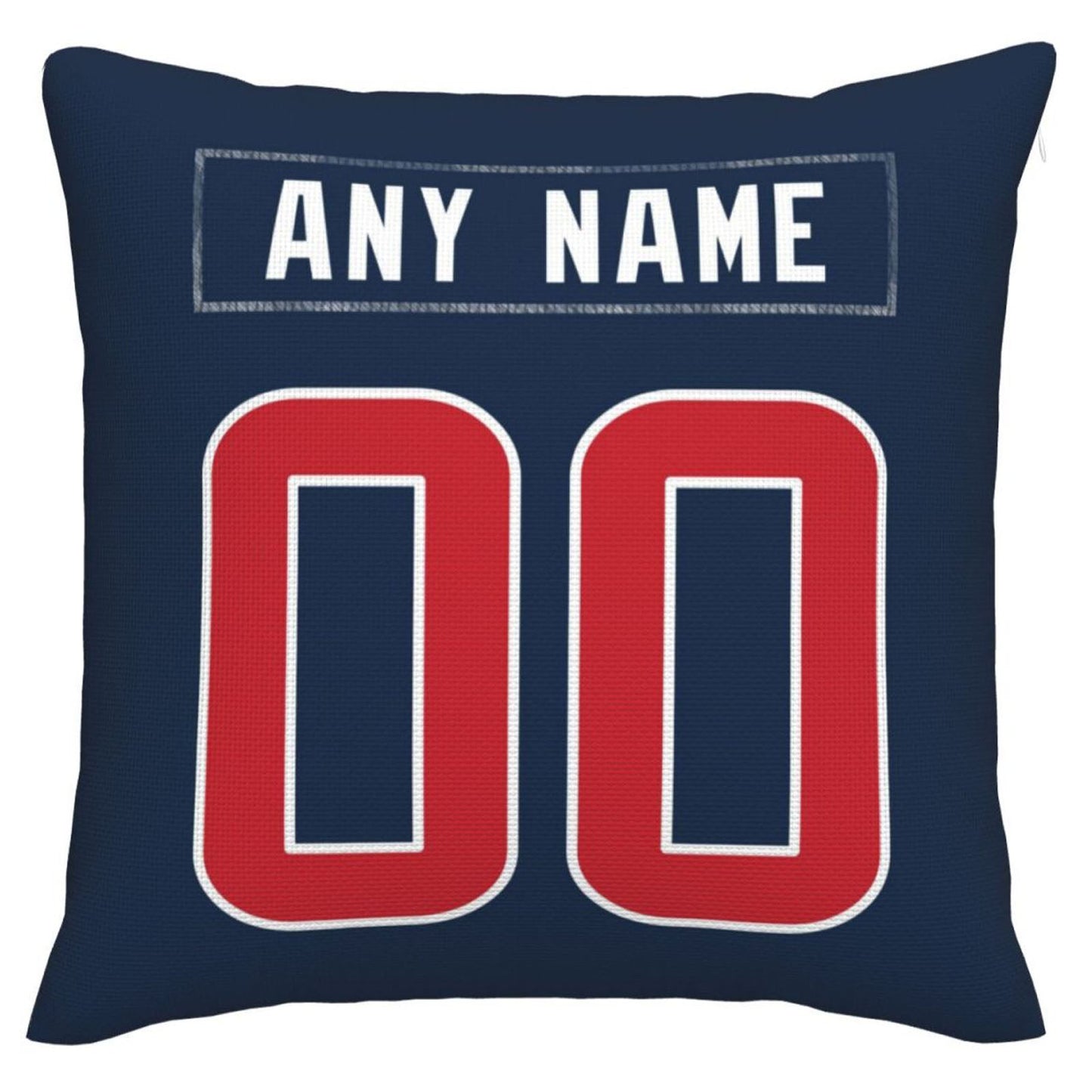 Custom H.Texans Pillow Decorative Throw Pillow Case - Print Personalized Football Team Fans Name & Number Birthday Gift Football Pillows