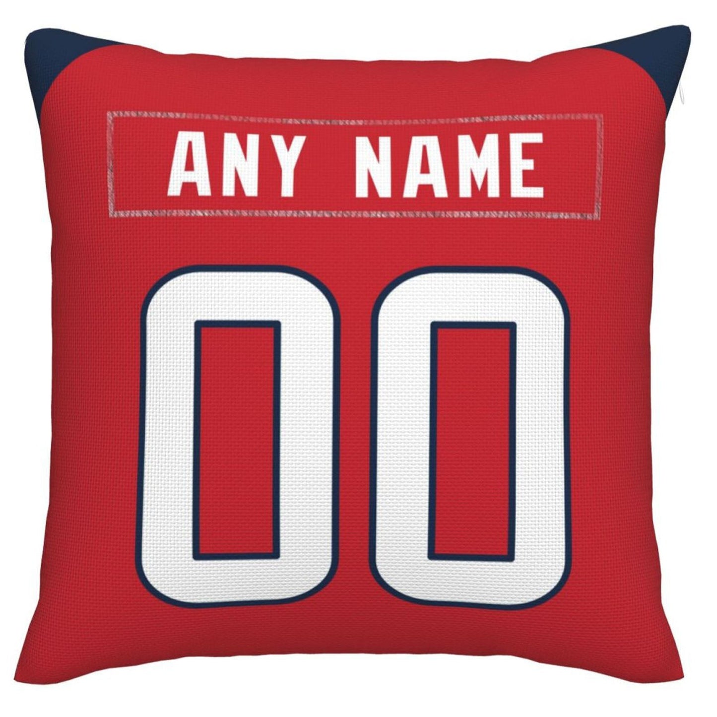 Custom H.Texans Pillow Decorative Throw Pillow Case - Print Personalized Football Team Fans Name & Number Birthday Gift Football Pillows