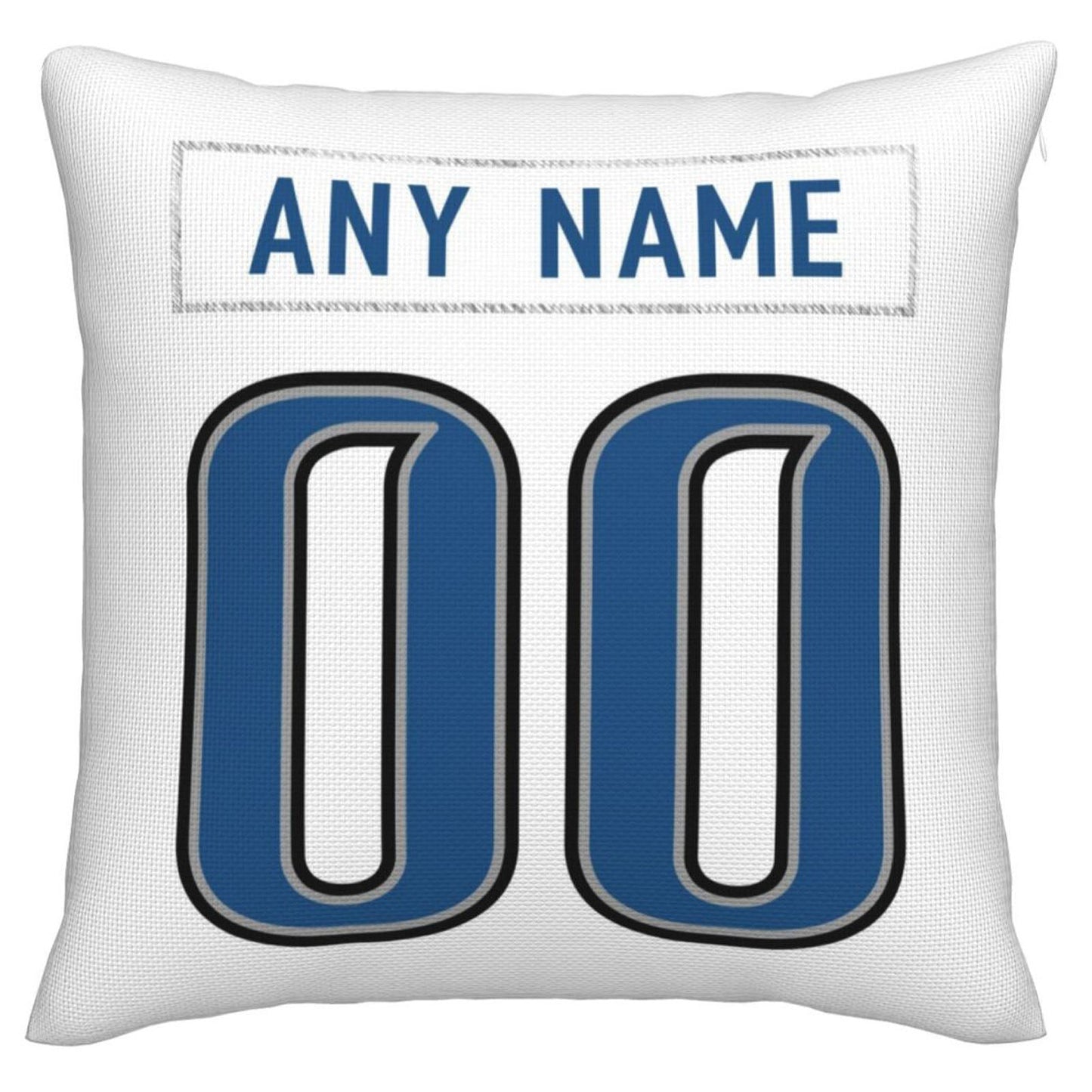 Custom D.Lions Pillow Decorative Throw Pillow Case - Print Personalized Football Team Fans Name & Number Birthday Gift Football Pillows