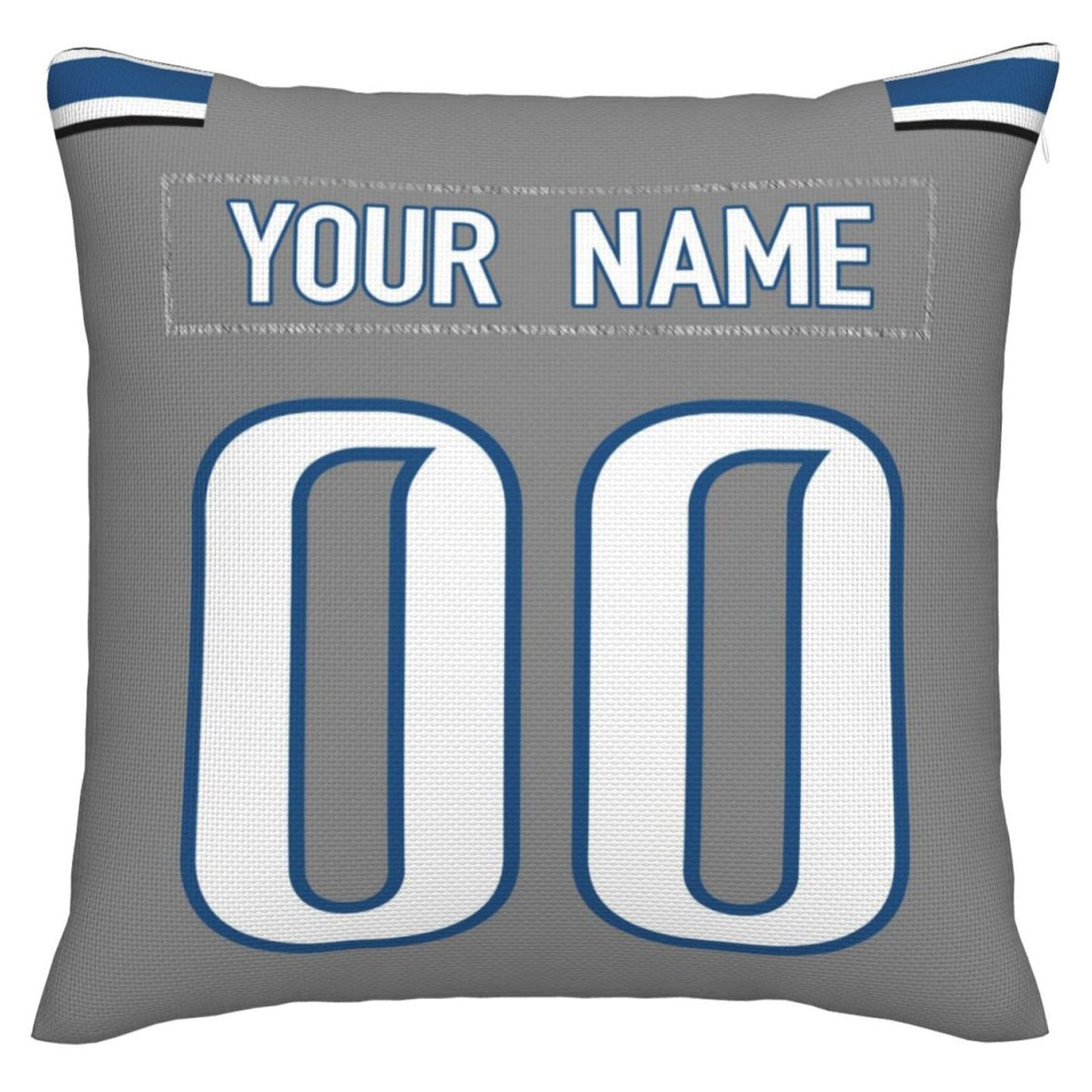 Custom D.Lions Pillow Decorative Throw Pillow Case - Print Personalized Football Team Fans Name & Number Birthday Gift Football Pillows