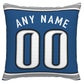 Custom D.Lions Pillow Decorative Throw Pillow Case - Print Personalized Football Team Fans Name & Number Birthday Gift Football Pillows