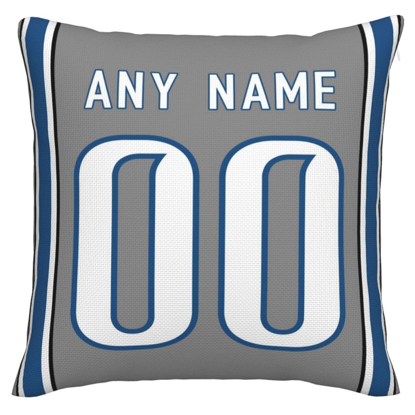 Custom D.Lions Pillow Decorative Throw Pillow Case - Print Personalized Football Team Fans Name & Number Birthday Gift Football Pillows