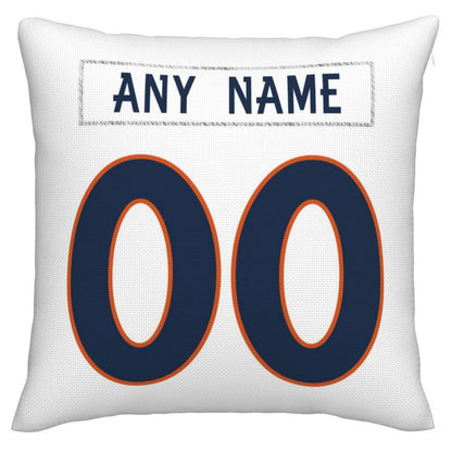 Custom D.Broncos Pillow Decorative Throw Pillow Case - Print Personalized Football Team Fans Name & Number Birthday Gift Football Pillows