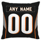 Custom C.Bengals Pillow Decorative Throw Pillow Case - Print Personalized Football Team Fans Name & Number Birthday Gift Football Pillows