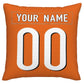 Custom C.Bengals Pillow Decorative Throw Pillow Case - Print Personalized Football Team Fans Name & Number Birthday Gift Football Pillows