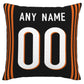 Custom C.Bengals Pillow Decorative Throw Pillow Case - Print Personalized Football Team Fans Name & Number Birthday Gift Football Pillows