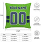 Custom S.Seahawks Pillow Decorative Throw Pillow Case - Print Personalized Football Team Fans Name & Number Birthday Gift Football Pillows