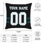 Custom P.Eagles Pillow Decorative Throw Pillow Case - Print Personalized Football Team Fans Name & Number Birthday Gift Football Pillows