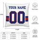 Custom NY.Giants Pillow Decorative Throw Pillow Case - Print Personalized Football Team Fans Name & Number Birthday Gift Football Pillows