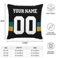 Custom J.Jaguars Pillow Decorative Throw Pillow Case - Print Personalized Football Team Fans Name & Number Birthday Gift Football Pillows