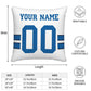 Custom D.Cowboys Pillow Decorative Throw Pillow Case - Print Personalized Football Team Fans Name & Number Birthday Gift Football Pillows