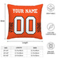 Custom C.Bengals Pillow Decorative Throw Pillow Case - Print Personalized Football Team Fans Name & Number Birthday Gift Football Pillows