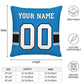 Custom C.Panthers Pillow Football Team Decorative Throw Pillow Case Print Personalized Football Style Fans Letters & Number Birthday Gift Football Pillows