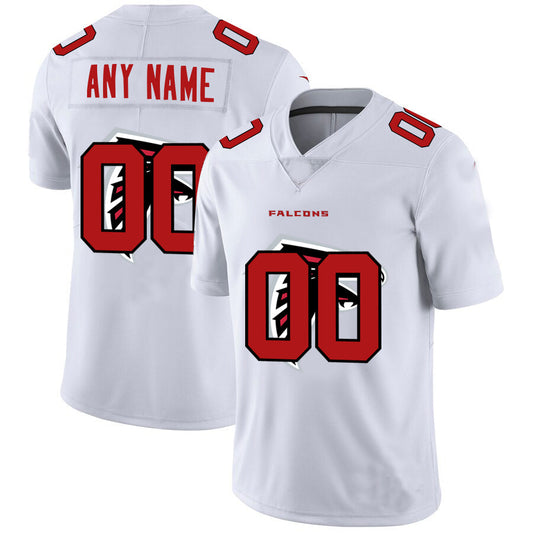 A.Falcons Customized White Team Big Logo Vapor Untouchable Limited Jersey Stitched Football Jerseys
