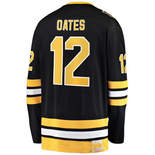 B.Bruins #12 Adam Oates Fanatics Branded Premier Breakaway Retired Player Jersey  Black Stitched American Hockey Jerseys