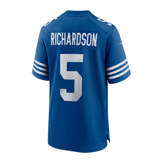 IN. Colts #5 Anthony Richardson 2023 Draft First Round Pick Alternate Game Jersey - Royal Stitched American Football Jerseys