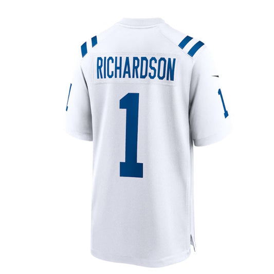 IN.Colts #1 Anthony Richardson 2023 Draft First Round Pick Game Jersey - White Stitched American Football Jerseys