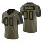 Custom A.Cardinal Olive Salute To Service Limited Jersey Name And Number Christmas Birthday Gift Football Jerseys