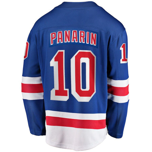 NY.Rangers #10 Artemi Panarin Fanatics Branded Premier Breakaway Player Jersey  Blue Stitched American Hockey Jerseys