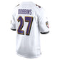 B.Ravens #27 J.K. Dobbins White Game Jersey Stitched American Football Jerseys