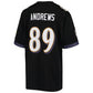 B.Ravens #89 Mark Andrews Black Game Jersey Stitched American Football Jerseys