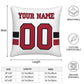 Custom A.Falcons Pillow Decorative Throw Pillow Case - Print Personalized Football Team Fans Name & Number Birthday Gift Football Pillows