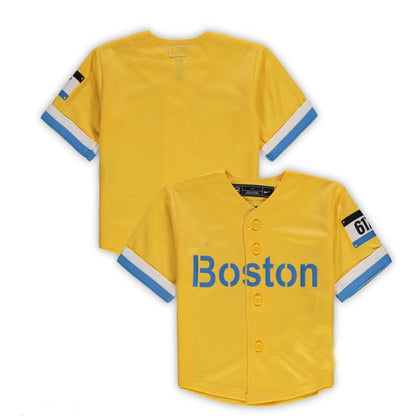 Boston Red Sox  Infant City Connect Replica Jersey - Gold Baseball Jerseys