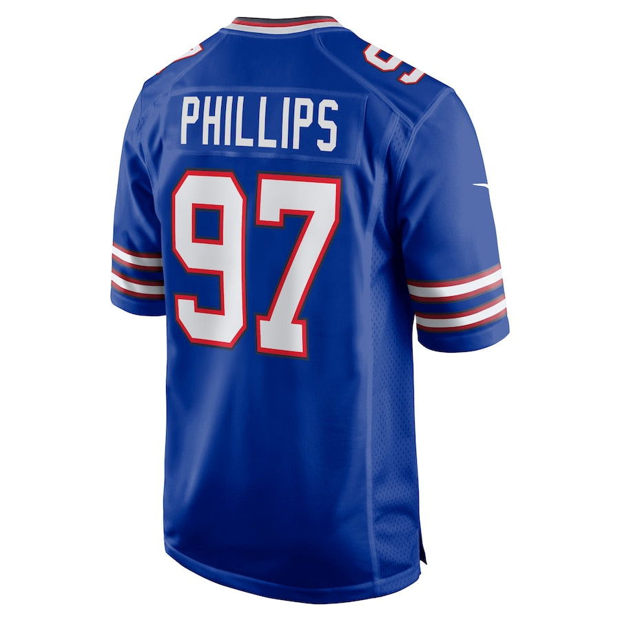 B.Bills #97 Jordan Phillips Royal Game Jersey American Stitched Football Jerseys