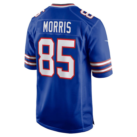 B.Bills #85 Quintin Morris  Royal Game Player Jersey American Stitched Football Jerseys