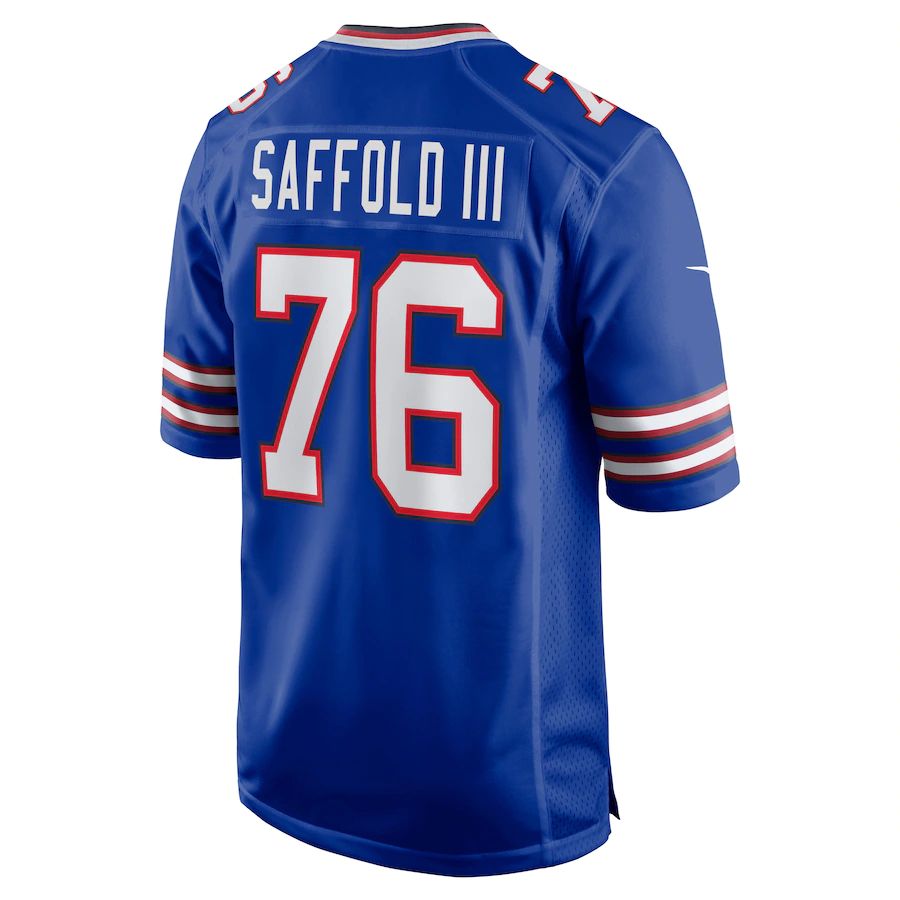 B.Bills #76 Rodger Saffold Royal Game Jersey American Stitched Football Jerseys