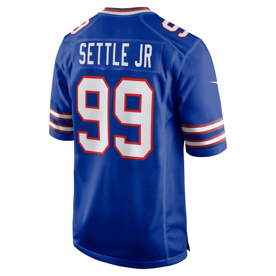 B.Bills #99 Tim Settle Royal Game Jersey American Stitched Football Jerseys