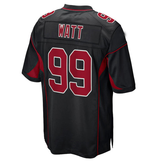 A.Cardinal #99 J.J. Watt Black Color Stitched American Football Jerseys