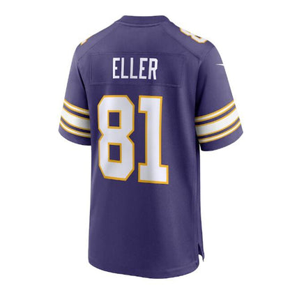 MN.Vikings #81 Carl Eller Classic Retired Player Jersey - Purple Stitched American Football Jerseys