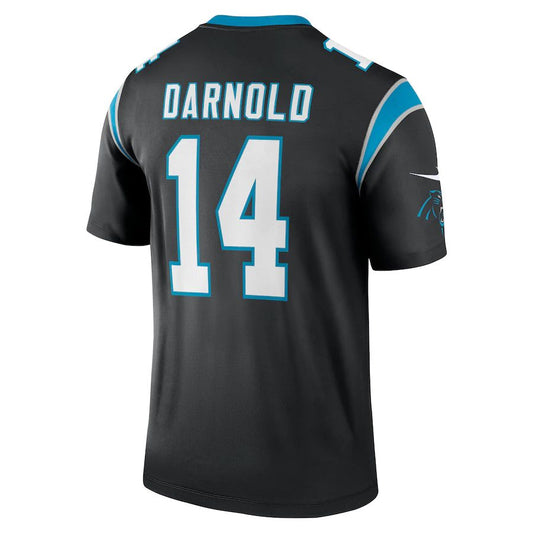 C.Panthers #14 Sam Darnold Black Legend Jersey Stitched American Football Jerseys