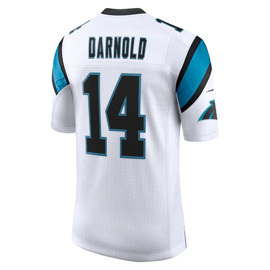 C.Panthers #14 Sam Darnold White Vapor Limited Jersey Stitched American Football Jerseys